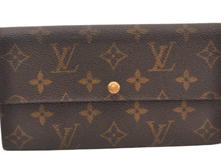 Auth Louis Vuitton Monogram Pochette Porte Monnaie Credit Wallet M61725 LV 6129K For Discount