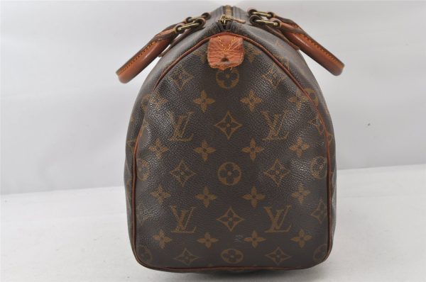 Authentic Louis Vuitton Monogram Speedy 30 Hand Boston Bag M41526 LV 6223K Online Sale