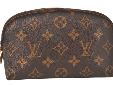 Authentic Louis Vuitton Monogram Pochette Cosmetic Pouch M47515 LV Junk 5415K Hot on Sale