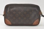 Authentic Louis Vuitton Monogram Marly Dragonne GM M51825 Clutch Hand Bag 6780K Online now