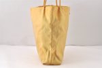 Authentic PRADA Vintage Nylon Tessuto Shoulder Tote Bag Yellow 6166K For Cheap