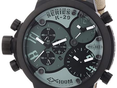 Welder 8004 K29 Oversize Three Time Zone Chronograph Unisex Watches Lexor Miami Online now