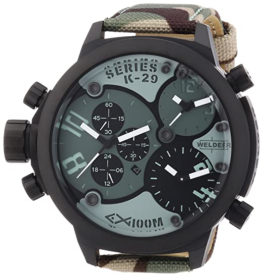 Welder 8004 K29 Oversize Three Time Zone Chronograph Unisex Watches Lexor Miami Online now