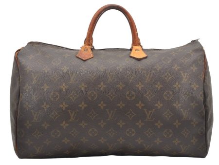 Authentic Louis Vuitton Monogram Speedy 40 Hand Boston Bag Old Model LV 5721K Fashion