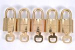 Authentic Louis Vuitton Padlock & Keys 10Set LV 5417L For Cheap