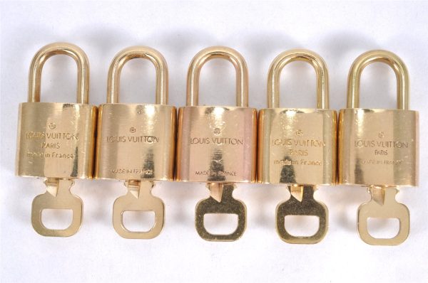 Authentic Louis Vuitton Padlock & Keys 10Set LV 5417L For Cheap