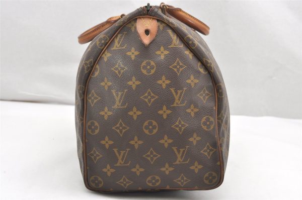 Authentic Louis Vuitton Monogram Speedy 40 Hand Boston Bag Old Model LV 6122K Cheap