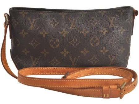 Authentic Louis Vuitton Monogram Trotteur Shoulder Cross Bag M51240 Junk 5455K For Discount