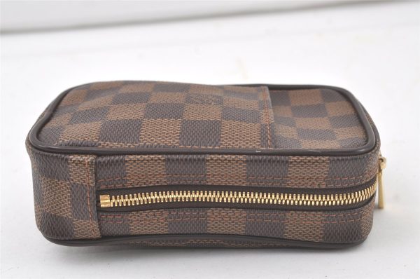 Authentic Louis Vuitton Damier Etui Okapi GM Camera Case Pouch N61737 LV 6557K Hot on Sale