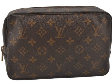 Auth Louis Vuitton Monogram Trousse Toilette 23 Clutch Hand Bag M47524 LV 5659K Online Hot Sale