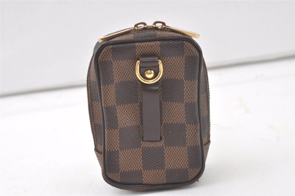 Authentic Louis Vuitton Damier Etui Okapi PM Camera Case Pouch N61738 LV 6558K Online Hot Sale