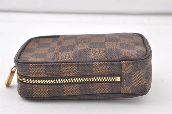 Authentic Louis Vuitton Damier Etui Okapi GM Camera Case Pouch N61737 LV 6557K Hot on Sale