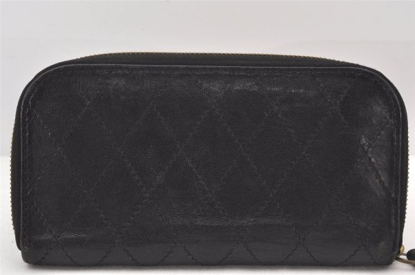 Authentic Chloe Vintage Paraty Long Wallet Purse Leather Black 5886K Online Hot Sale