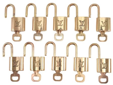 Authentic Louis Vuitton Padlock & Keys 10Set LV 1946L Online