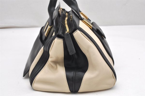 Authentic Chloe Vintage ALICE 2Way Shoulder Hand Bag Purse Leather Beige 5956K Online Sale