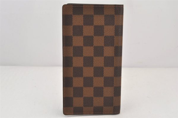 Authentic Louis Vuitton Damier Porte Valeurs Cartes Credit N61823 Wallet 8178K Online now