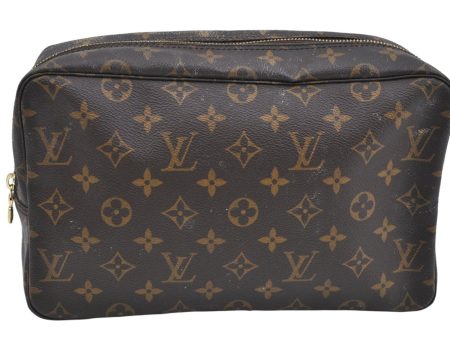 Auth Louis Vuitton Monogram Trousse Toilette 28 Clutch Hand Bag Junk L0461 Cheap