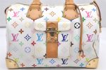 Auth Louis Vuitton Monogram Multicolor Speedy 30 Hand Bag White M92643 LV 6681K Online now