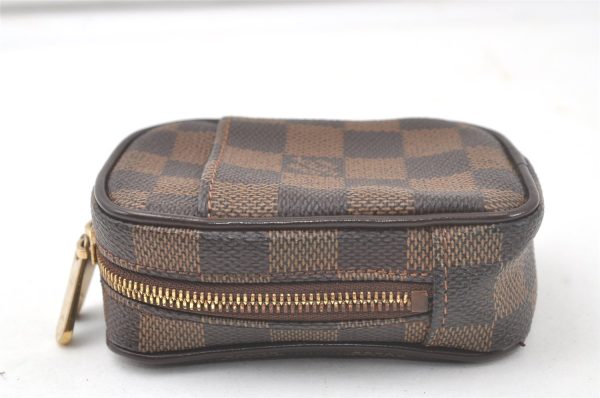 Authentic Louis Vuitton Damier Etui Okapi PM Camera Case Pouch N61738 LV 6558K Online Hot Sale