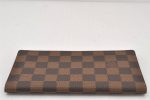 Authentic Louis Vuitton Damier Porte Valeurs Cartes Credit N61823 Wallet 8178K Online now