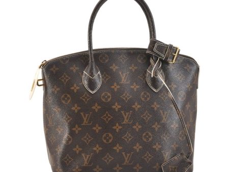 Authentic Louis Vuitton Shiny Monogram Lockit Hand Tote Bag M40597 LV Junk 7624K Sale