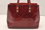 Authentic Louis Vuitton Vernis Reade PM Hand Bag Red M91088 LV 5554K Hot on Sale