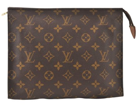 Auth Louis Vuitton Monogram Poche Toilette 26 M47542 Cosmetics Pouch Junk 6565K on Sale