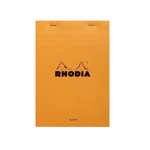 Rhodia No.16 Orange Notepad - A5, Plain Online