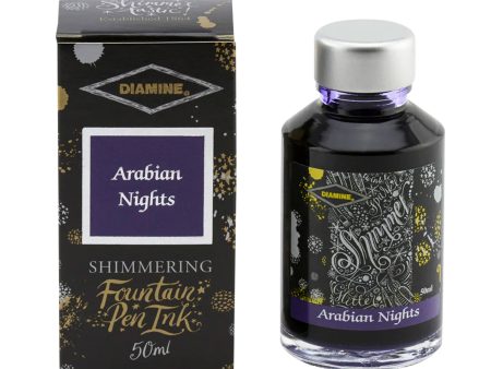 Diamine Shimmer Ink Bottle, Arabian Nights - 50ml Online Hot Sale