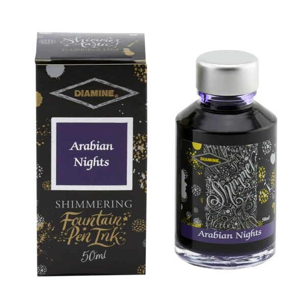 Diamine Shimmer Ink Bottle, Arabian Nights - 50ml Online Hot Sale