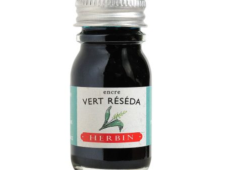 J. Herbin Vert Reseda Ink Bottle - 10ml on Sale