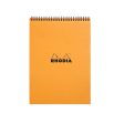 Rhodia Classic Spiral Orange Notepad - A4, Squared Online Hot Sale