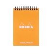 Rhodia Classic Spiral Orange Notepad - A6, Dotted For Cheap