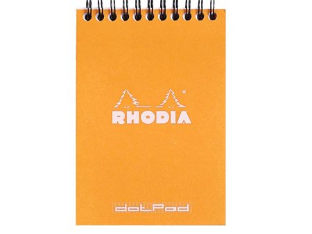 Rhodia Classic Spiral Orange Notepad - A6, Dotted For Cheap