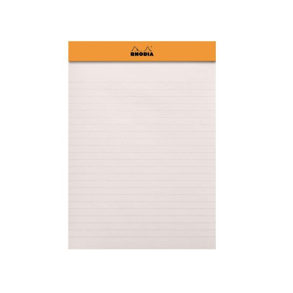 Rhodia No.16  Le R  Black Notepad - A5, Ruled Fashion