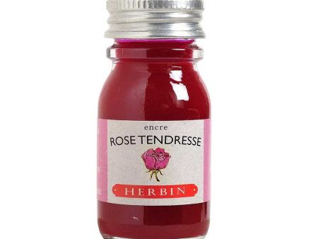 J. Herbin Rose Tenoresse Ink Bottle - 10ml For Sale