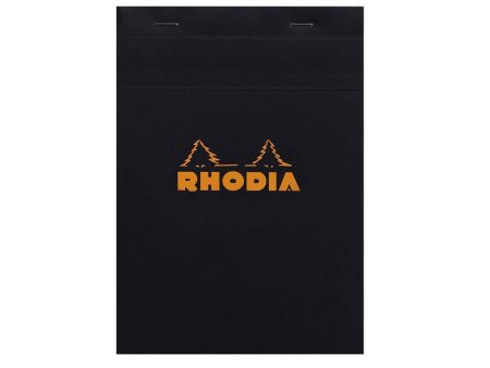 Rhodia No.16 Black Notepad - A5, Squared Sale