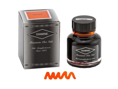 Diamine Pumpkin Ink Bottle - 30ml For Discount