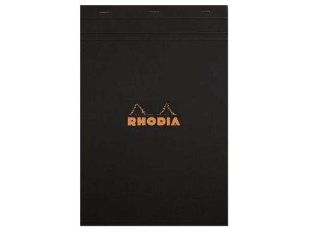 Rhodia No.19 Black Notepad - A4+, Squared Discount