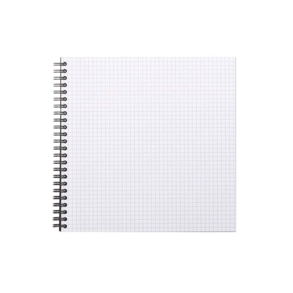 Rhodiactive Reverse Spiral Black Notebook - Squared Fashion