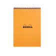 Rhodia Classic Spiral Orange Notepad - A4, Ruled Supply