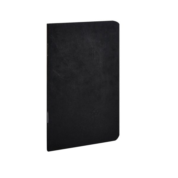 Clairefontaine Age Bag Essentials Black Staplebound Notebook - A5, Ruled on Sale