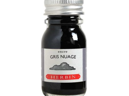 J. Herbin Gris Nuage Ink Bottle - 10ml Online now