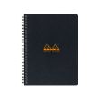 Rhodia Classic Spiral Black Notebook - A5+, Ruled Online Hot Sale