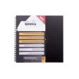 Rhodiactive Reverse Spiral Black Notebook - Squared Fashion