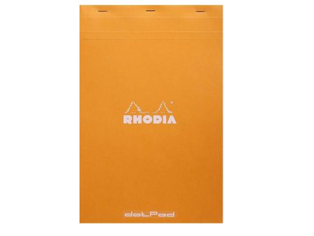 Rhodia No.19 Orange Notepad - A4+, Dotted For Cheap