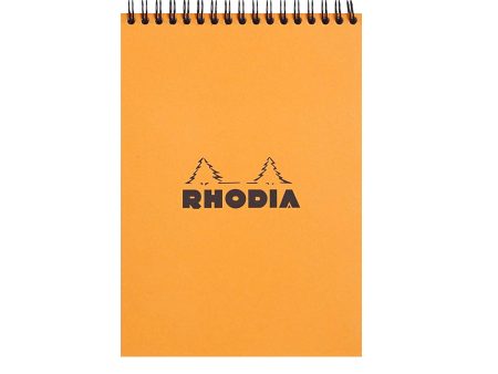 Rhodia Classic Spiral Orange Notepad - A5, Ruled Discount