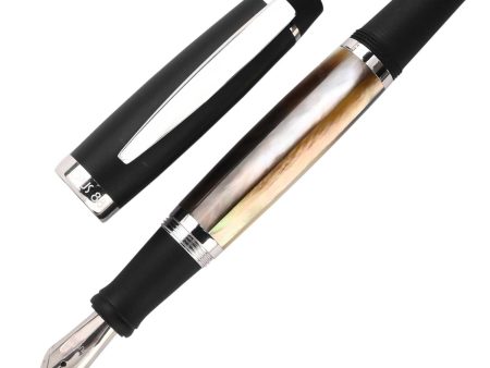 Opus 88 Shell Fountain Pen - Black Mother of Pearl on Sale