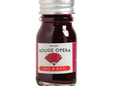 J. Herbin Rouge Opera Ink Bottle - 10ml Supply